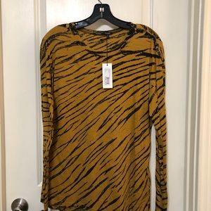 Proenza Schouler Tie Dye Tiger Stripe T-Shirt